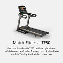Laden Sie das Bild in den Galerie-Viewer, Matrix Fitness Klappbares Laufband - TF50
