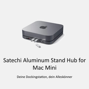 Satechi Aluminum Stand Hub for Mac Mini