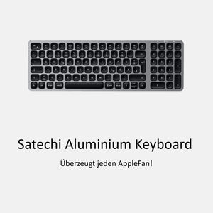 Satechi Aluminium BT Backlit Keyboard Slim German